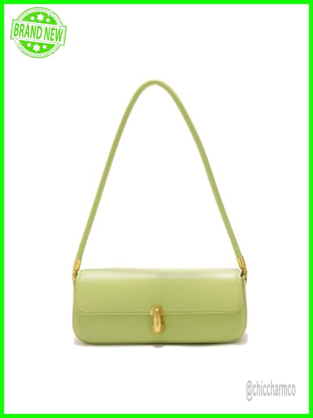 Vegan Leather Small Shoulder Bag Vintage Tote Clutch Purse Mini Handbag
